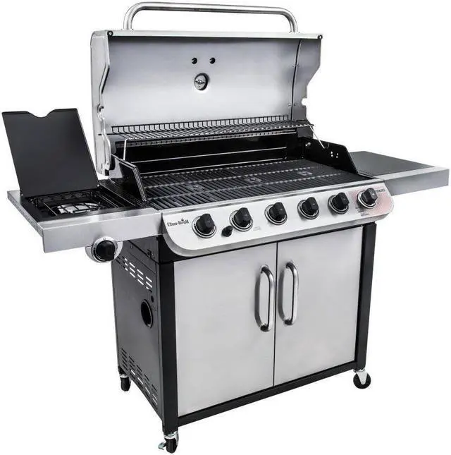 Alt view image 8 of 11 - Char-Broil  Performance 650 6 Burner Cabinet Gas Grill