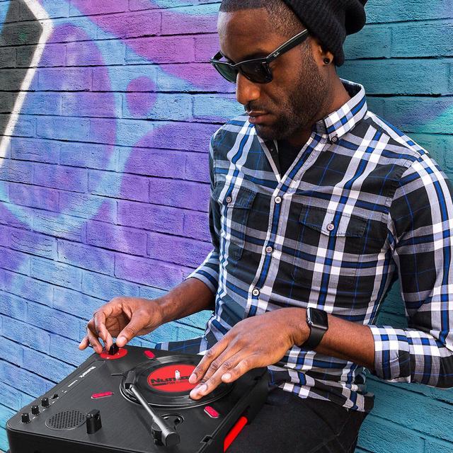 Alt view image 5 of 20 - Numark PT01 Scratch Portable Turntable