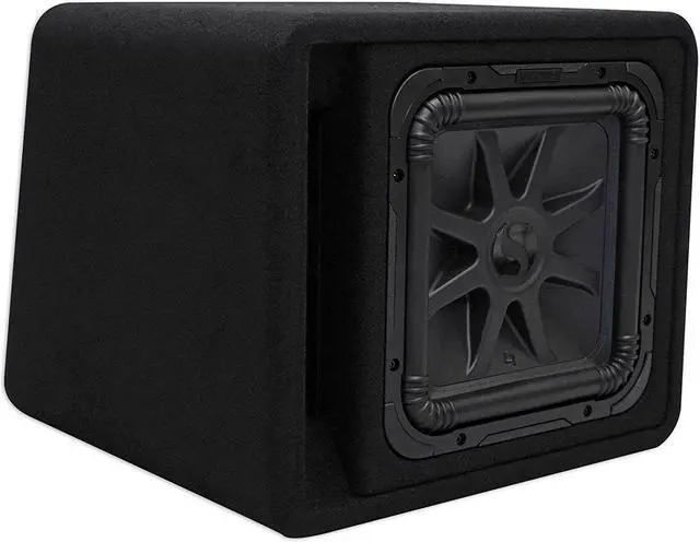 Alt view image 4 of 20 - Kicker 12" 1500W Single Loaded Solo-Baric L7S 2 Ohm Subwoofer Enclosure