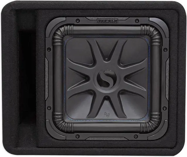 Alt view image 3 of 20 - Kicker 12" 1500W Single Loaded Solo-Baric L7S 2 Ohm Subwoofer Enclosure