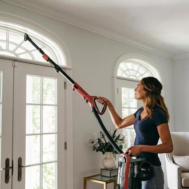Alt view image 6 of 7 - Shark AX912 APEX DuoClean Powered Lift-Away Speed Vacuum Orange