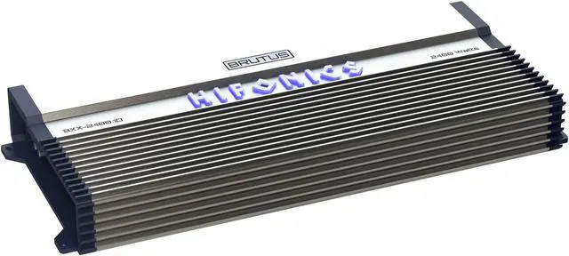Alt view image 5 of 15 - Hifonics BXX2400.1D Brutus Class D Mono Subwoofer Amplifier