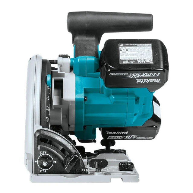 Alt view image 5 of 15 - Makita X2 Lithium-Ion 6-1/2 Inch Cordless Plunge Circular Saw Kit