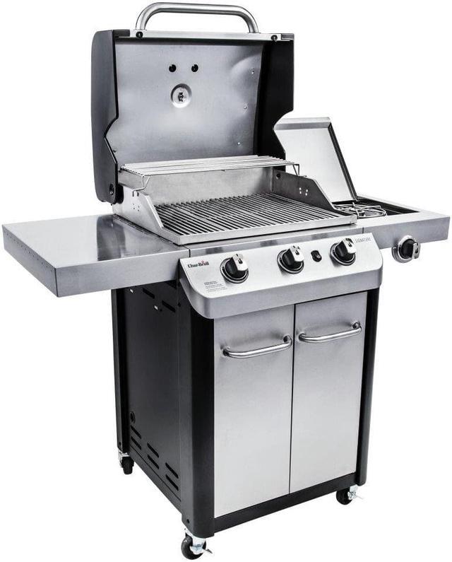 Char Broil Signature 3 Burner Stainless Steel Propane Gas Grill