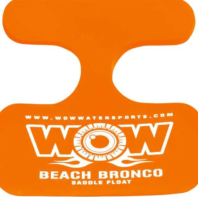 Main image of WOW Watersports 1 Person Soft Foam Beach Bronco Swimming Pool Saddle, Orange