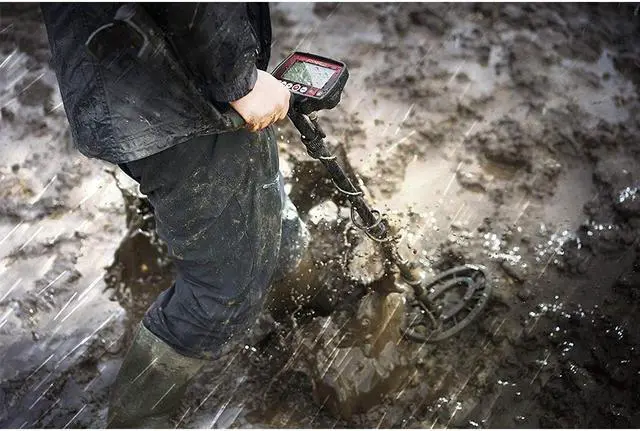 Alt view image 5 of 5 - Fisher Research F44 Multi-Purpose Metal Detector, 11" Coil, 7.69 kHz Freq