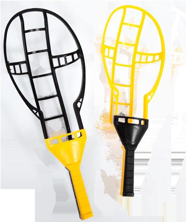 Alt view image 7 of 18 - Wham-O Game Time! Trac Ball Classic Outdoor Game with 2 Rackets and 2 Balls