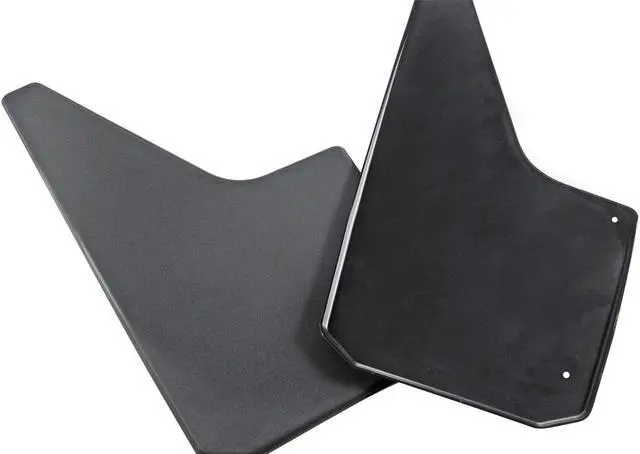 Alt view image 12 of 13 - Dee Zee DZ17939 Black Composite Rubber Universal Splash Guards