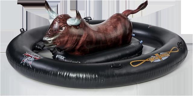 Alt view image 2 of 11 - Intex PBR Inflatabull Bull-Riding Giant Inflatable Swimming Pool Lake Fun Float