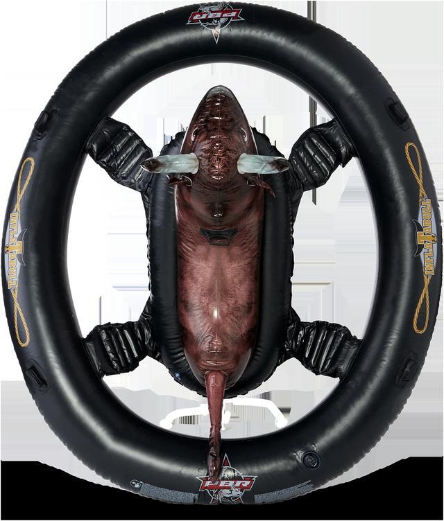 Alt view image 4 of 11 - Intex PBR Inflatabull Bull-Riding Giant Inflatable Swimming Pool Lake Fun Float