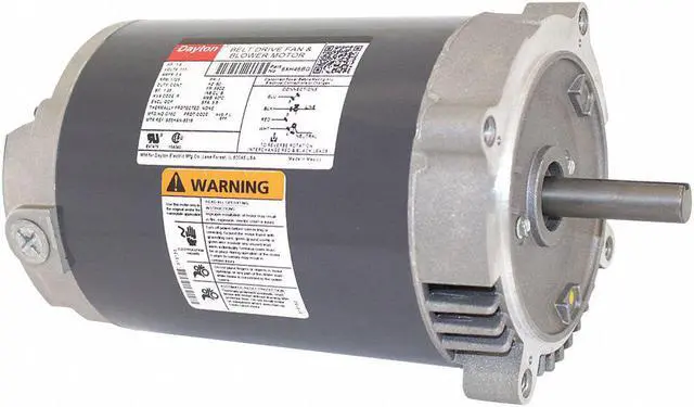 Alt view image 2 of 2 - DAYTON 6XH46BG Belt Drive Mtr,SplitPh,ODP,1/6HP,1725rpm