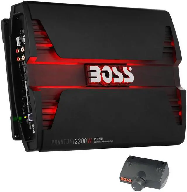 Alt view image 11 of 20 - BOSS Audio PF2200 Phantom 2200W 4 Channel Full Range, Class A/B Amplifier