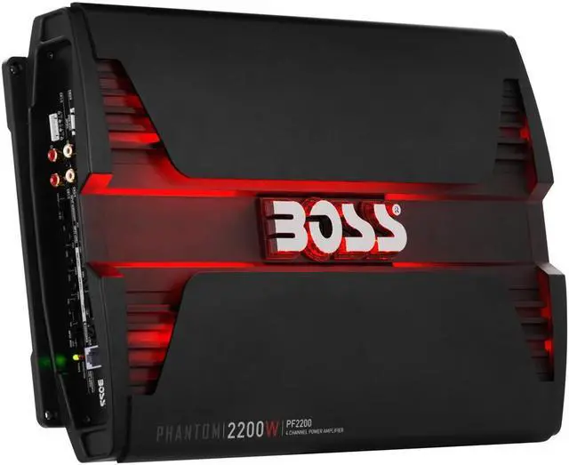 Alt view image 12 of 20 - BOSS Audio PF2200 Phantom 2200W 4 Channel Full Range, Class A/B Amplifier