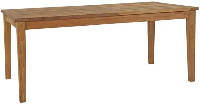 Alt view image 6 of 13 - Marina 11 Piece Outdoor Patio Teak Outdoor Dining Set - Natural