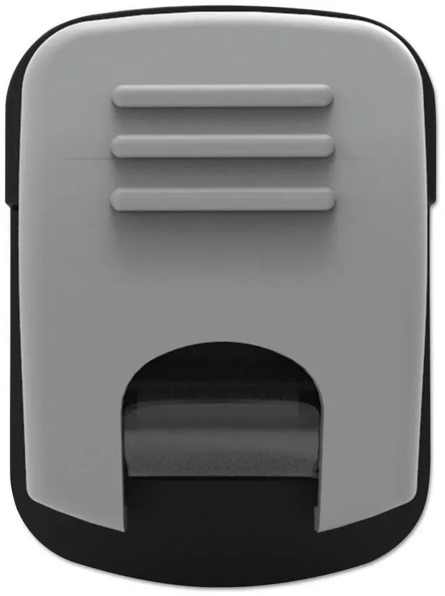 Alt view image 7 of 7 - Advantus Magnetic/Adhesive Clips 1 1/4" x 1 3/4" Gray 10/Box 91172