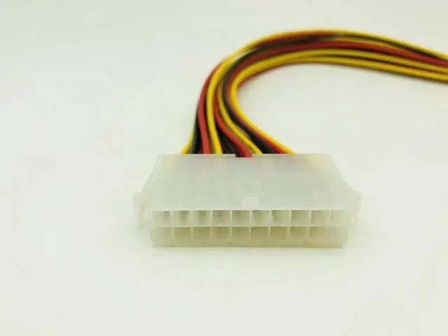 Alt view image 4 of 6 - 20 Pin Male to 20Pin Female Internal PC PSU Power Adapter 20P ATX Extension Cable Connector Motherboard Power Supply for Desktop