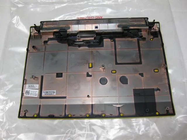 Alt view image 5 of 5 - Yellow Dell OEM Latitude 2100 2110 2120 Laptop Bottom Base Bottom Base P180R