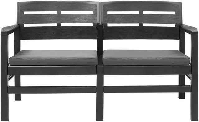 Alt view image 2 of 11 - vidaXL Patio Storage Box Deck Box with Lid Outdoor Garden Cabinet Anthracite