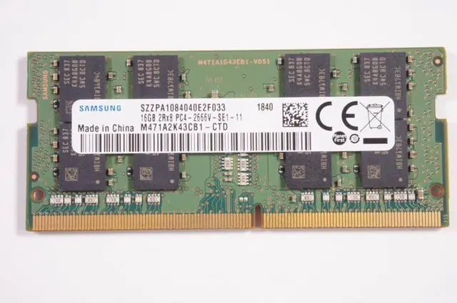 Main image of M471A2K43CB1-CTD Samsung 16gb Pc4-21300 Ddr4-2666mhz So-Dimm Memory