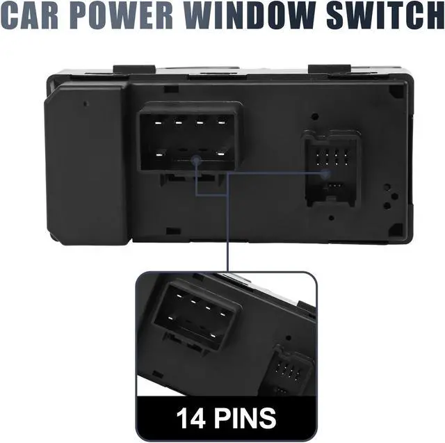 Alt view image 4 of 4 - 20945129 Power Window Master Switch for 2007-2013 Chevrolet Silverado 1500 2500 3500 GMC Sierra 2008-2011 HHR 2009-2015 Traverse