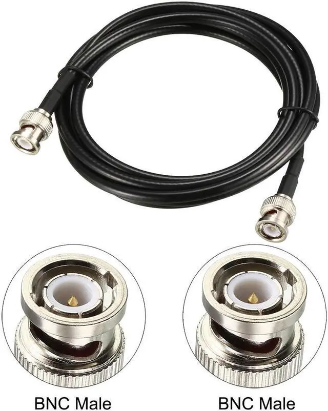 Alt view image 2 of 4 - RG58 Coaxial Cable with BNC Male to BNC Male Connectors 50 Ohm 6.6 ft