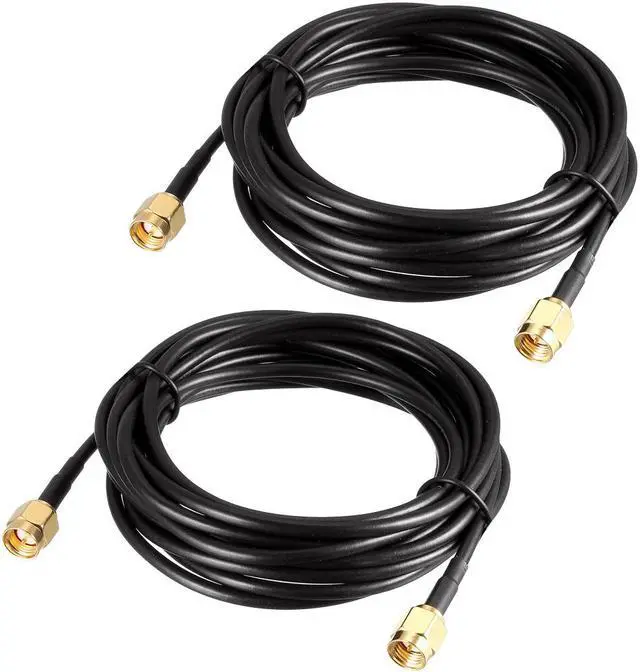 Main image of RG316 Coax Cable MCX Male to F Female RF Coaxial Cable 0.5-feet