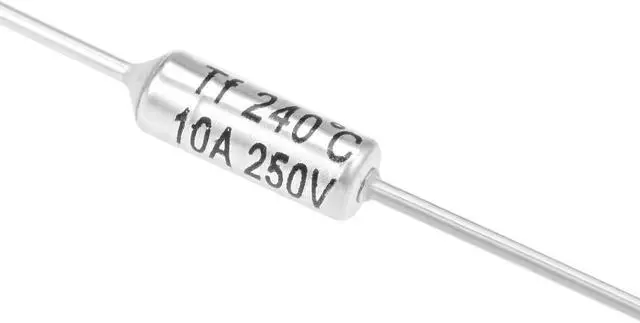 Alt view image 3 of 3 - Thermal Fuse 250V 10A TF 240 Celsius Degree Temperature Electrical Circuit Cutoff 5pcs