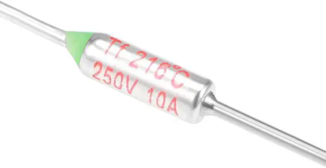 Alt view image 3 of 3 - Thermal Fuse 250V 10A TF 216 Celsius Degree Temperature Electrical Circuit Cutoff 10pcs
