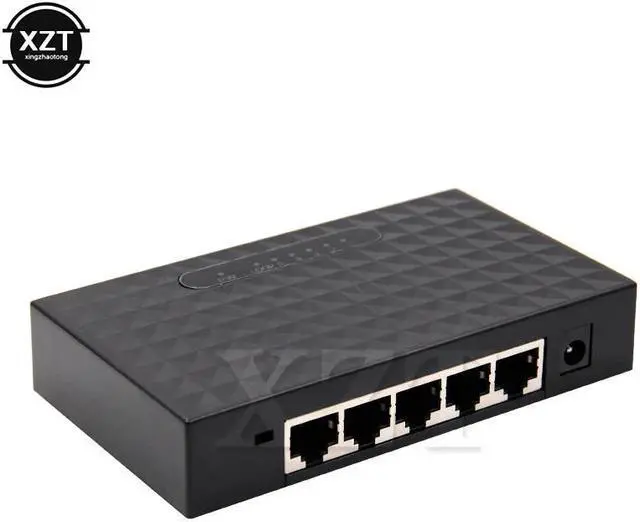 Alt view image 4 of 5 - 10/100/1000Mbps 5 Port Mini Base Gigabit HUB Fast LAN Ethernet Desktop Network Switches Adapter 1pcs hot sale
