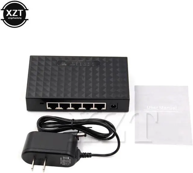 Alt view image 3 of 5 - 10/100/1000Mbps 5 Port Mini Base Gigabit HUB Fast LAN Ethernet Desktop Network Switches Adapter 1pcs hot sale
