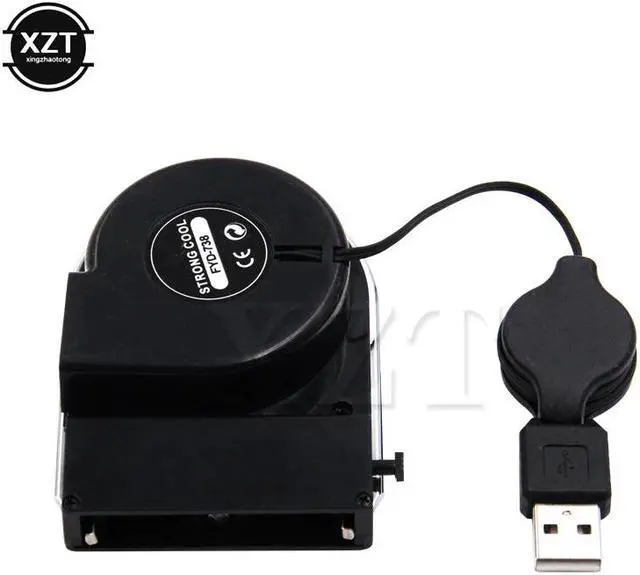Alt view image 4 of 5 - Notebook Laptop Cooling Cooler Fan Pad Mini Vacuum Strong Cool Air Extract Flexible External for Laptop Computer hot sale