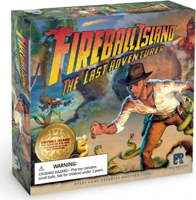 Alt view image 5 of 7 - Fireball Island Last Adventurer Board Game Restoration Games REO9102