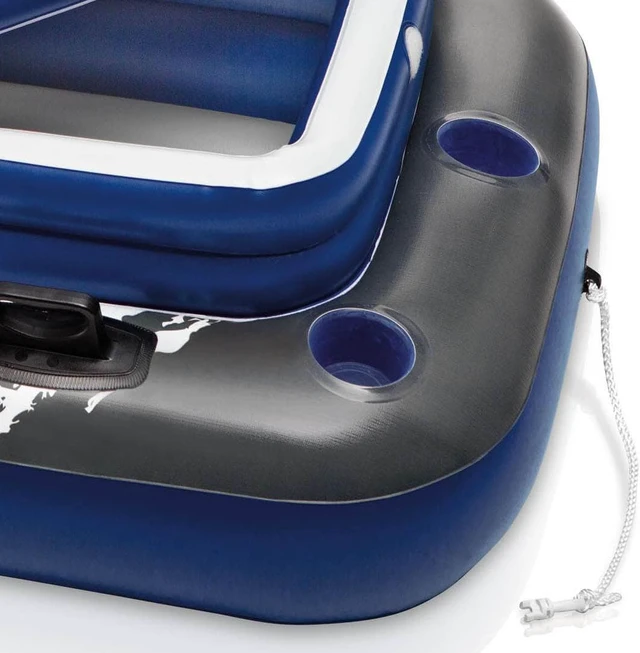 Alt view image 4 of 5 - Intex 58821EP Inflatable Mega Chill II 72 Can Beverage Cooler Float With Lid
