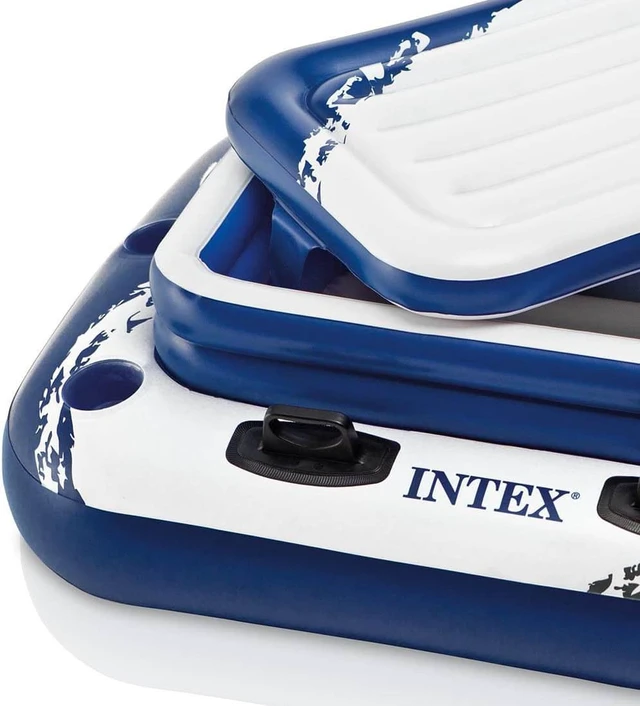 Alt view image 5 of 5 - Intex 58821EP Inflatable Mega Chill II 72 Can Beverage Cooler Float With Lid