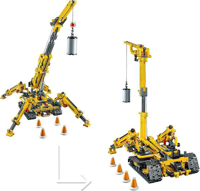 Alt view image 5 of 14 - LEGO Technic 42097 Compact Crawler Crane 920 Piece Construction Building Set