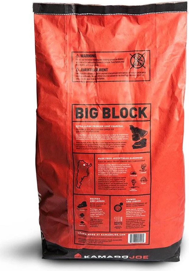 Alt view image 5 of 6 - Kamado Joe All Natural Big Block Argentinian XL Premium Lump Charcoal, 20 Pounds
