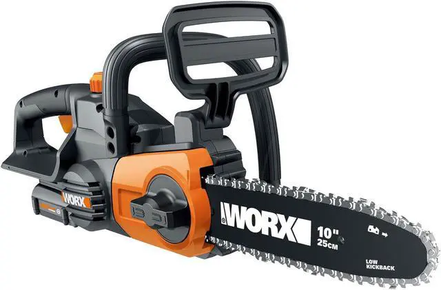 Alt view image 3 of 9 - Worx 20V 10" Auto Tension Electric Cordless Pole Chainsaw with Battery & Charger