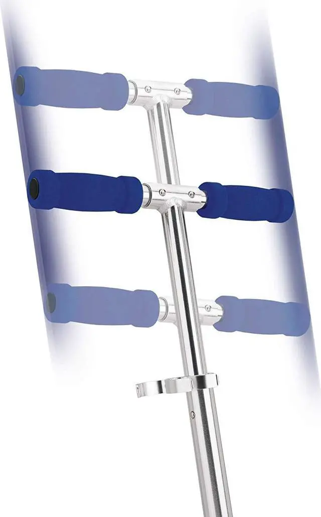 Alt view image 6 of 11 - Razor A2 Kids/Boys Folding Aluminum  Kick Scooter w/ Wheelie Bar - Blue