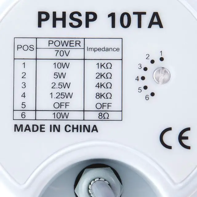 Alt view image 6 of 7 - PYLE - PRO SOUND PHSP101T 9.7IN INDOOR/OUTDOOR 20WATT PA