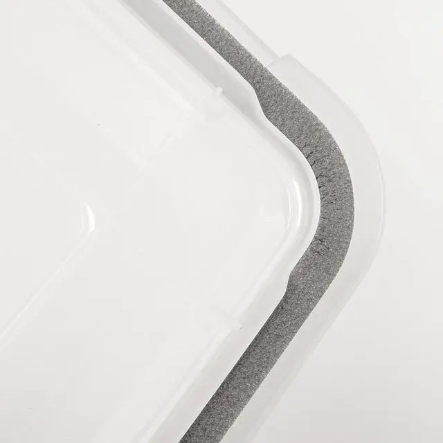 Alt view image 7 of 12 - IRIS USA 74 Qt. Plastic Storage Bins with Sealed Lids, Clear Gasket Box, Airtight Containers