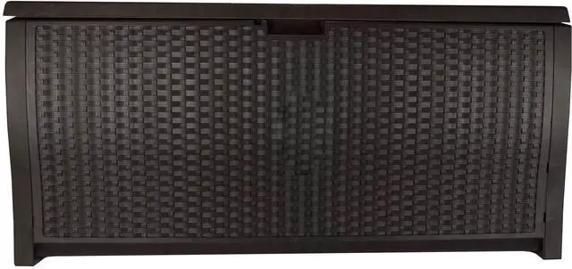 Alt view image 10 of 19 - Suncast DBW9200 Large Deck Box - 13.23 cu ft - 50" x 25.5" x 25.5" - Java