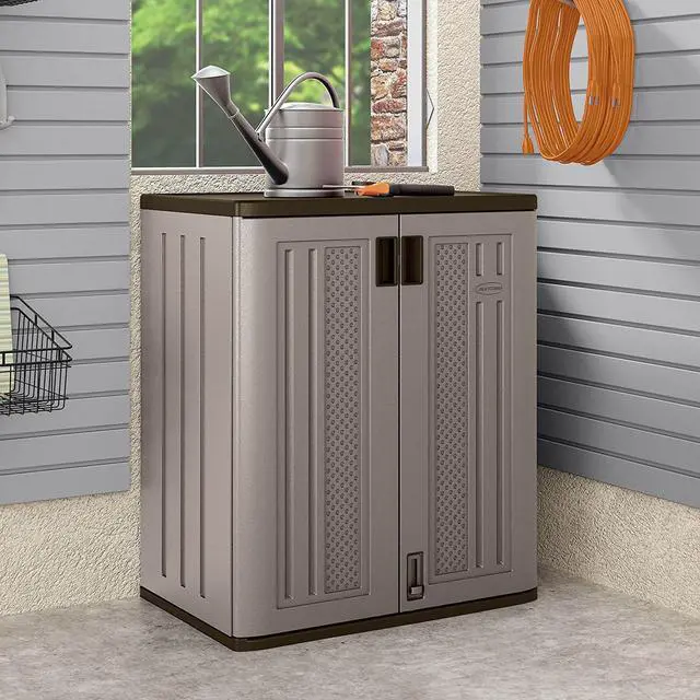 Alt view image 12 of 15 - SUNCAST BMC3600 Shelving Storage Cabinet, 36 in H, 30 in W, 20-1/4 in D,