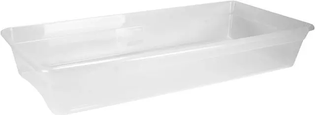 Alt view image 4 of 8 - Sterilite Storage Tote Clear/White  Polypropylene Includes Lid 19608006