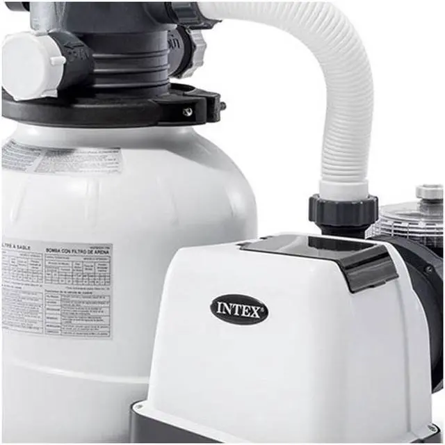 Alt view image 4 of 15 - Intex 26645EG 2100 GPH Above Ground Pool Sand Filter Pump with Automatic Timer