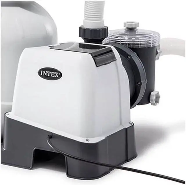 Alt view image 2 of 15 - Intex 26645EG 2100 GPH Above Ground Pool Sand Filter Pump with Automatic Timer