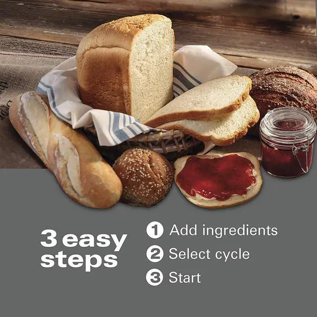 Alt view image 2 of 8 - Hamilton Beach 29888 Premium 2 Pound Dough and Bread Maker, Stainless Steel