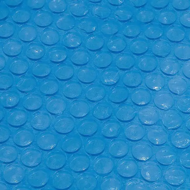 Alt view image 6 of 11 - Intex 15 Foot Round Easy Set Vinyl Solar Cover for Swimming Pools, Blue | 29023E