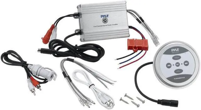 Main image of PYLE PLMRMBT5S Hydra Series 2-Channel 600-Watt Water-Resistant Class AB Marine Amp with Bluetooth(R)
