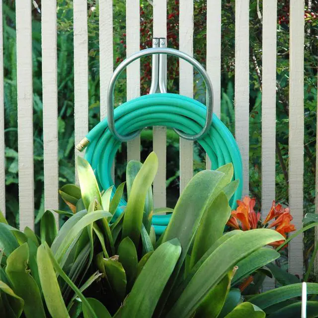 Alt view image 5 of 7 - YARD BUTLER HHRP-4 Wall Mount Hose Hanger,Steel,10 In. Dia.