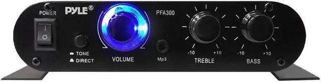 Alt view image 4 of 7 - Pyle - 90 Watts Class T Hi-Fi Stereo Amplifier W/Adapter